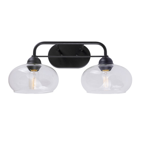 Cameron Two Light Bath Vanity Light in Black (112|5732-02-04)