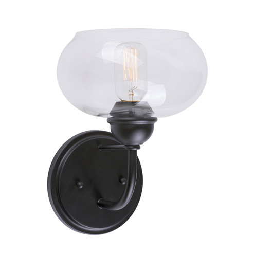 Cameron One Light Wall Sconce in Black (112|5732-01-04)