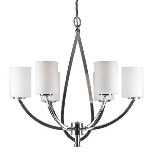 Six Light Chandelier in Chrome (112|2696-06-05)