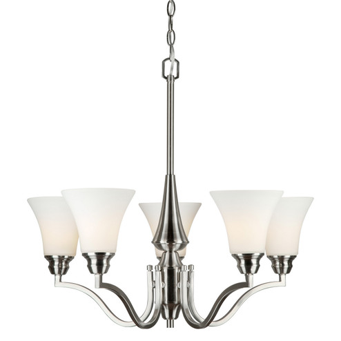 Five Light Chandelier in Brushed Nickel (112|2690-05-55)