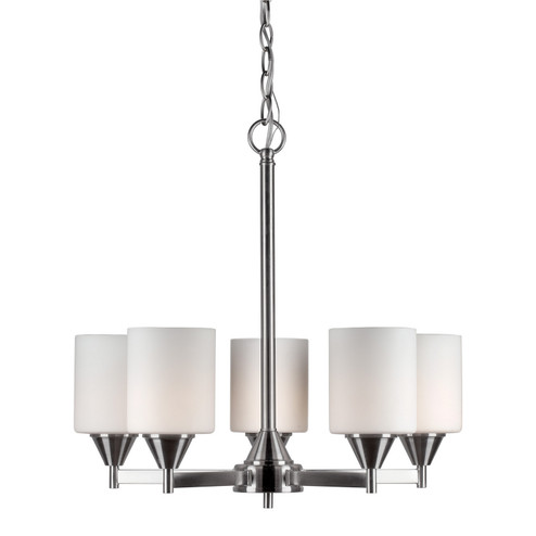 Five Light Chandelier in Brushed Nickel (112|2643-05-55)