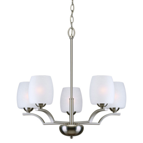 Five Light Chandelier in Brushed Nickel (112|2631-05-55)