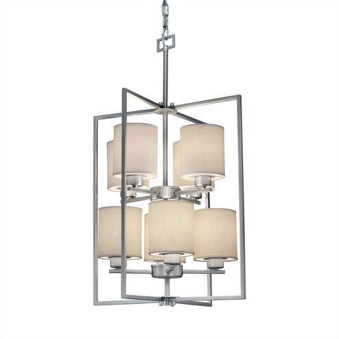 Eight Light Foyer Pendant in Brushed Nickel (112|2570-08-55)