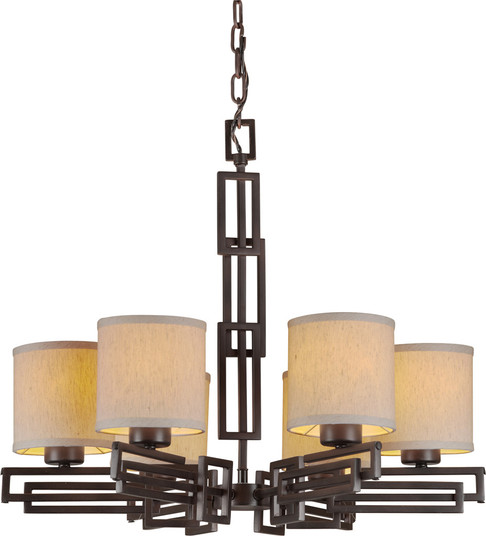 Six Light Chandelier in Antique Bronze (112|2550-06-32)