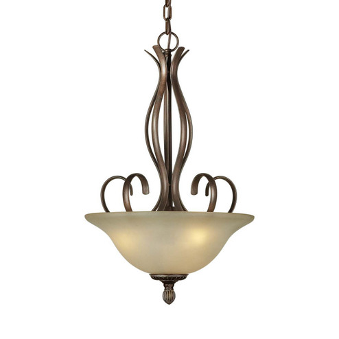 Family Number 97 Three Light Pendant in Black Cherry (112|2536-03-27)