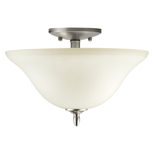 Two Light Semi Flush Mount in Brushed Nickel (112|2241-02-55)