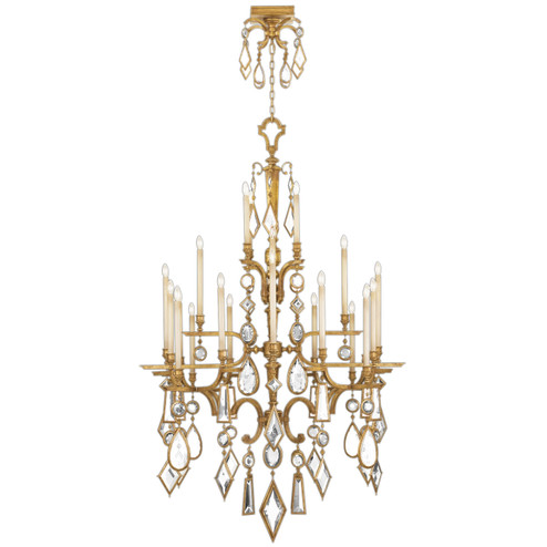 Encased Gems 24 Light Chandelier in Gold (48|714640-3ST)