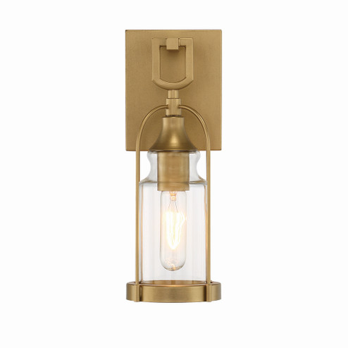 Yasmin One Light Outdoor Wall Sconce in Aged gold (40|42725-026)