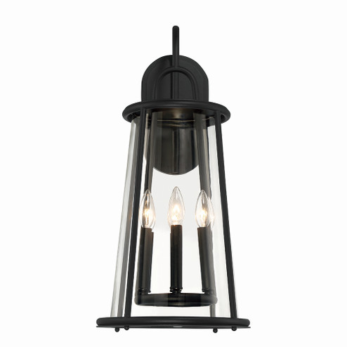 Daulle Six Light Outdoor Wall Sconce in Satin Black (40|42721-017)