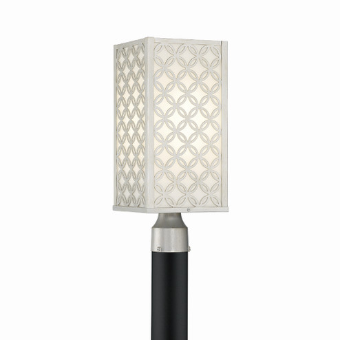 Clover LED Post Mount in Aged silver (40|42700-025)