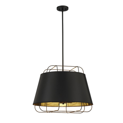 Tura Six Light Pendant in Black (40|38145-025)