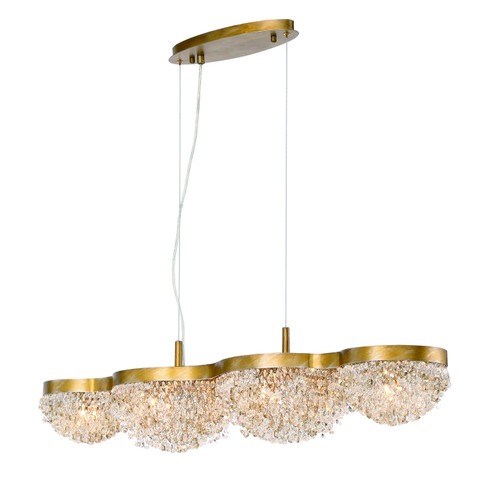 Mondo Ten Light Chandelier in Antique Gold (40|31832-014)