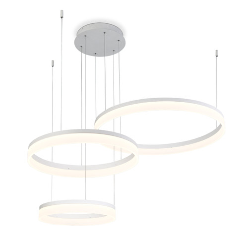 Minuta LED Chandelier in Sand White (40|31779-012)