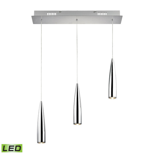 Century LED Mini Pendant in Chrome (45|LC703-15-15)