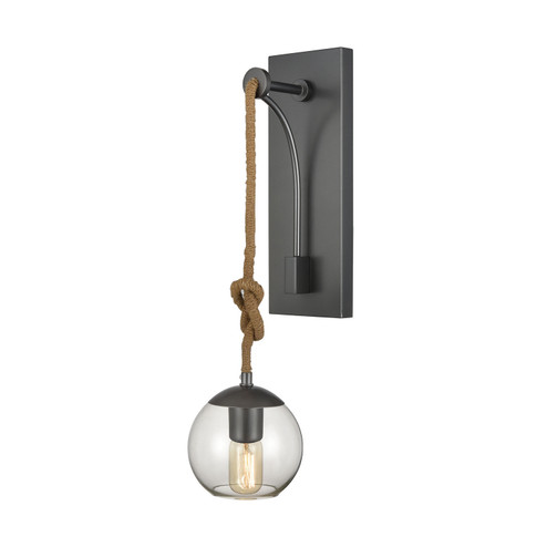 Haute Collar One Light Wall Sconce in Pewter (45|D4244)