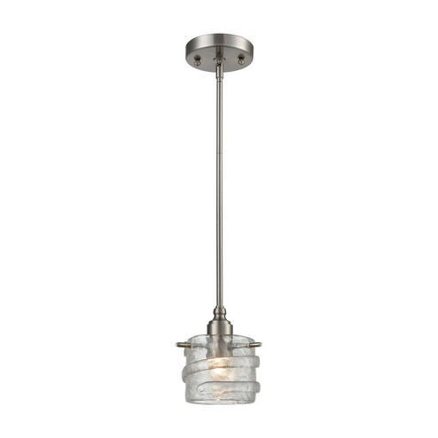 Hiver One Light Mini Pendant in Clear (45|D3898)