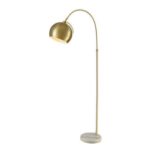 Kopernikus One Light Floor Lamp in Aged Brass (45|D3363)