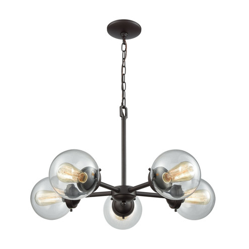 Beckett Five Light Chandelier in Oil Rubbed Bronze (45|CN129521)