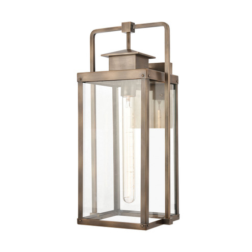 Crested Butte One Light Outdoor Wall Sconce in Vintage Brass (45|89183/1)