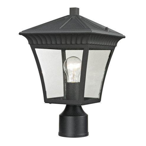 Ridgewood One Light Outdoor Post Mount in Matte Textured Black (45|8411EP/65)