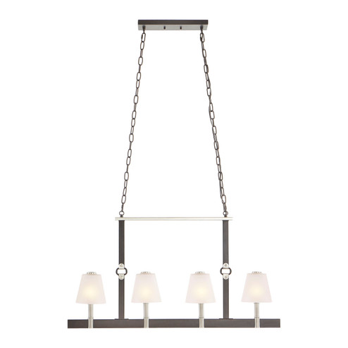 Armstrong Grove Four Light Linear Chandelier in Espresso (45|83447/4)