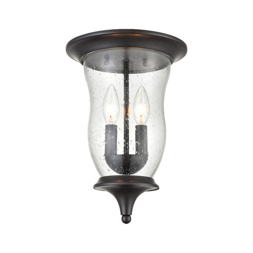 Trinity Two Light Flush Mount in Oil Rubbed Bronze (45|8002FM/75)