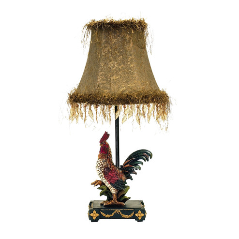 Petite Rooster One Light Table Lamp in Multicolor (45|7-208)