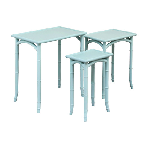 Lifestyle Accent Table - Set of 3 in Aqua (45|7119517)