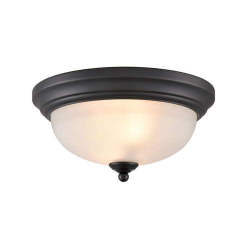 Basics Two Light Flush Mount in Black (45|7002FM/60)