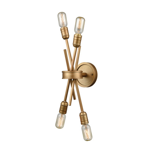 Xenia Four Light Wall Sconce in Matte Gold (45|66970/4)