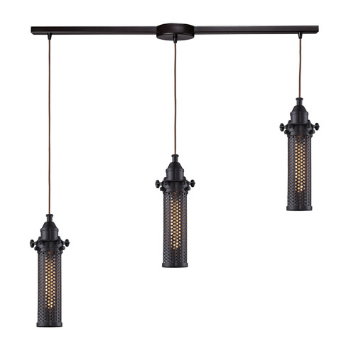 Fulton Three Light Pendant in Oil Rubbed Bronze (45|66325/3L)