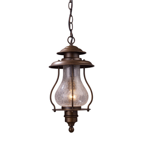 Wikshire One Light Outdoor Pendant in Coffee Bronze (45|62006-1)