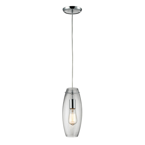 Menlow Park One Light Mini Pendant in Polished Chrome (45|60054-1)