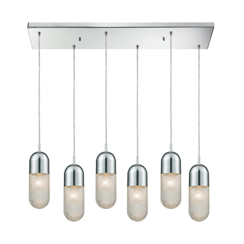 Capsula Six Light Pendant in Polished Chrome (45|56661/6RC)