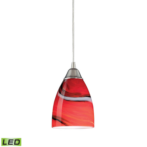 Pierra LED Mini Pendant in Satin Nickel (45|527-1CY-LED)