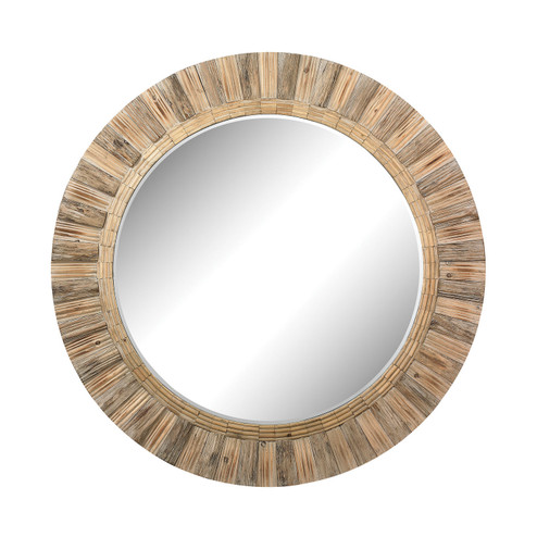 Oversized Round Mirror in Natural (45|51-10163)