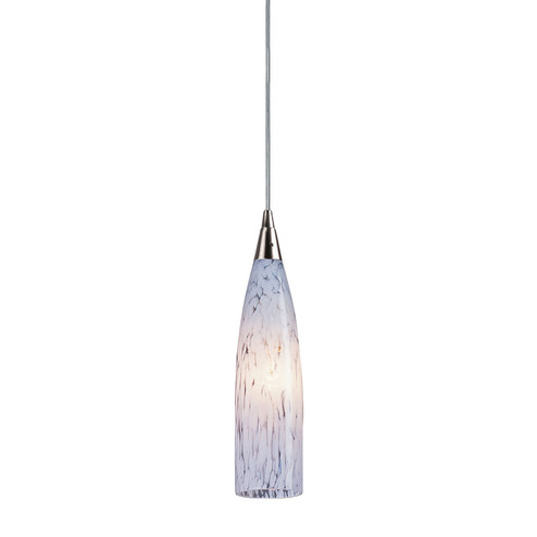 Lungo One Light Mini Pendant in Satin Nickel (45|501-1SW)