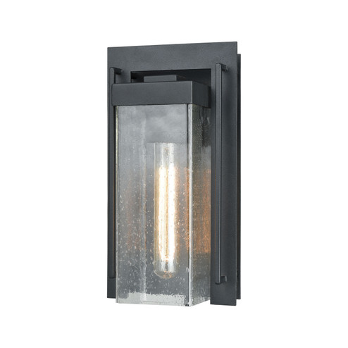 Overton One Light Outdoor Wall Sconce in Matte Black (45|47500/1)