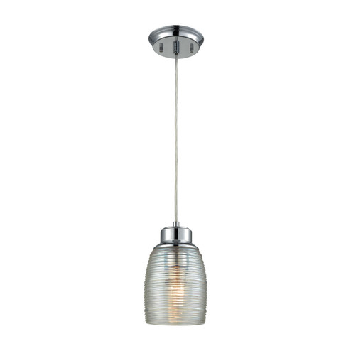 Muncie One Light Mini Pendant in Polished Chrome (45|46206/1)