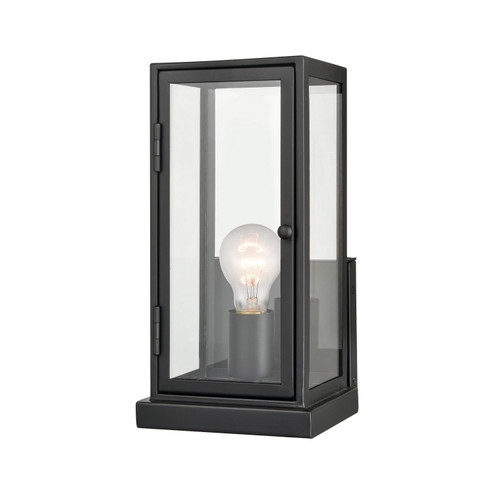 Foundation One Light Outdoor Wall Sconce in Matte Black (45|45520/1)