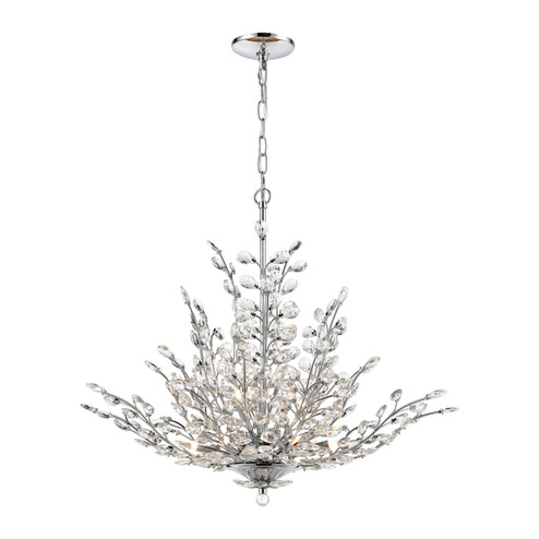 Crystique Nine Light Chandelier in Polished Chrome (45|45463/9)