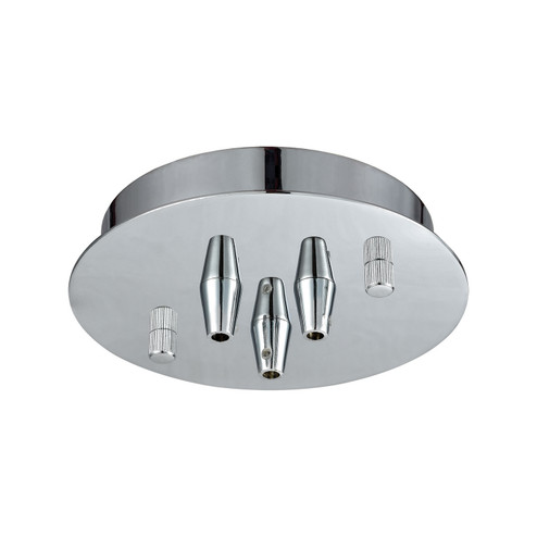 Pendant Options Three Light Canopy in Polished Chrome (45|3SR-CHR)