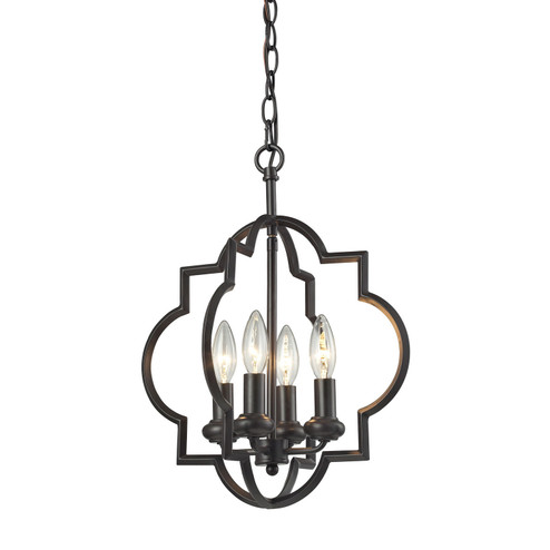 Chandette Four Light Chandelier in Oil Rubbed Bronze (45|31812/4)