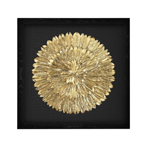 Gold Feather Wall Art in Gold (45|3168-019)
