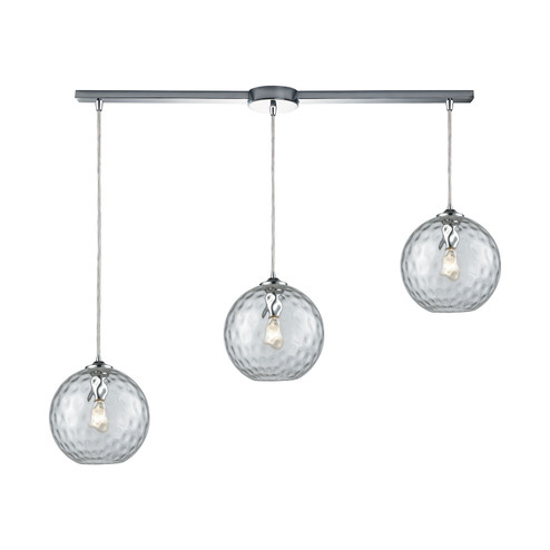 Watersphere Three Light Pendant in Polished Chrome (45|31380/3L-CLR)