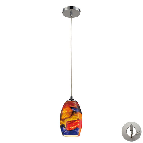 Surrealist One Light Mini Pendant in Polished Chrome (45|31339/1-LA)