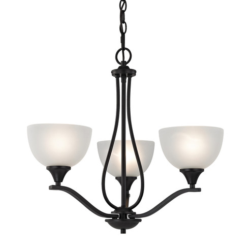 Bristol Lane Three Light Chandelier in Oil Rubbed Bronze (45|2103CH/10)