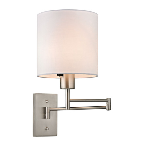 Carson One Light Wall Sconce in Brushed Nickel (45|17150/1)