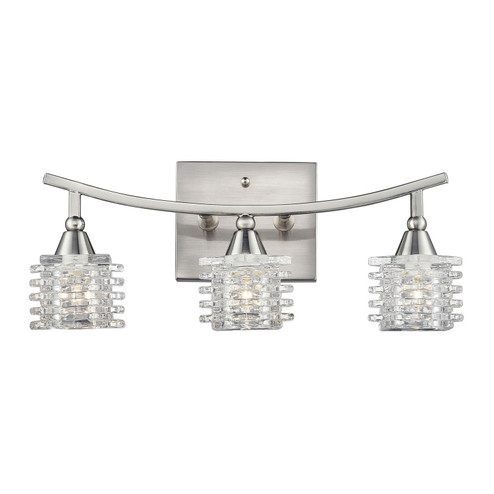 Matrix Three Light Vanity in Satin Nickel (45|17131/3)