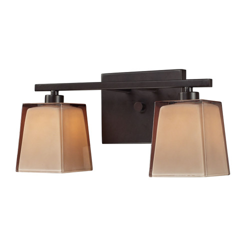 Serenity Two Light Vanity in Oiled Bronze (45|11437/2)